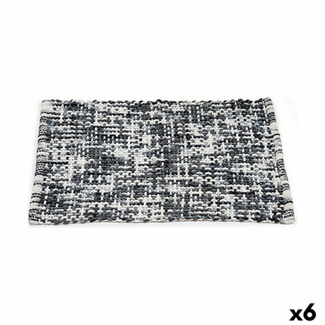Tapete Antiderrapante para Duche 50 x 80 cm Cinzento escuro (6 Unidades) - EcoNest