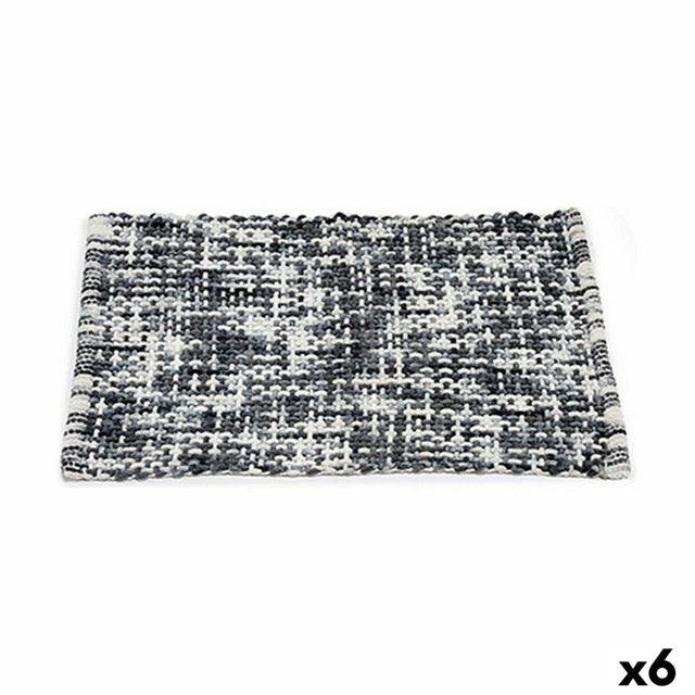 Tapete Antiderrapante para Duche 50 x 80 cm Cinzento escuro (6 Unidades) - EcoNest