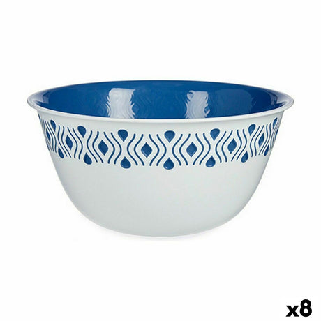 Saladeira Stefanplast Tosca Azul Plástico 29 x 13 x 29 cm (8 Unidades) - EcoNest
