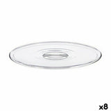 Tampas Stefanplast Tosca Transparente Plástico 29,5 x 2 x 29,5 cm (8 Unidades) - EcoNest