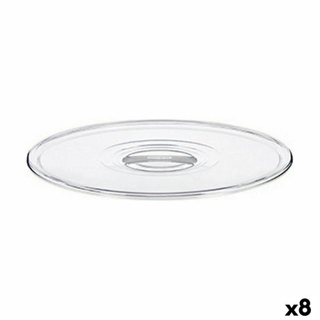 Tampas Stefanplast Tosca Transparente Plástico 29,5 x 2 x 29,5 cm (8 Unidades) - EcoNest