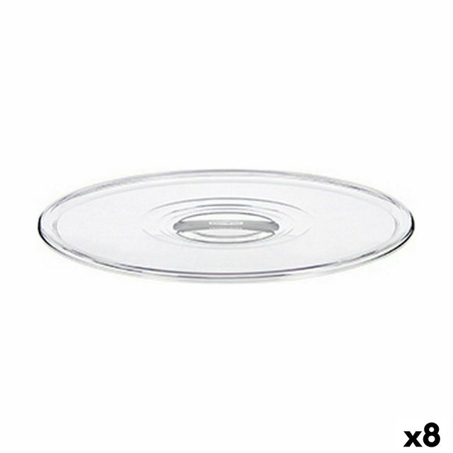 Tampas Stefanplast Tosca Transparente Plástico 29,5 x 2 x 29,5 cm (8 Unidades) - EcoNest