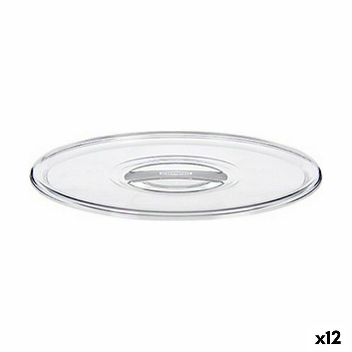 Tampas Stefanplast Tosca Transparente Plástico 23,5 x 2 x 23,5 cm (12 Unidades) - EcoNest