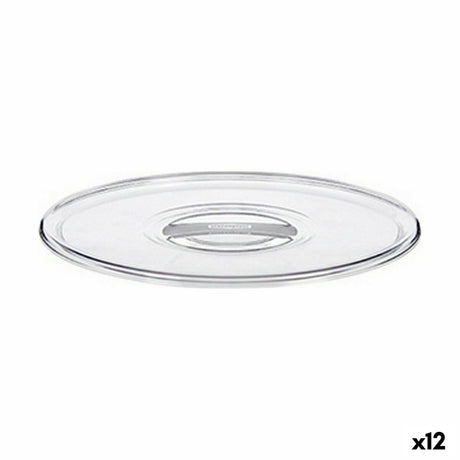 Tampas Stefanplast Tosca Transparente Plástico 23,5 x 2 x 23,5 cm (12 Unidades) - EcoNest