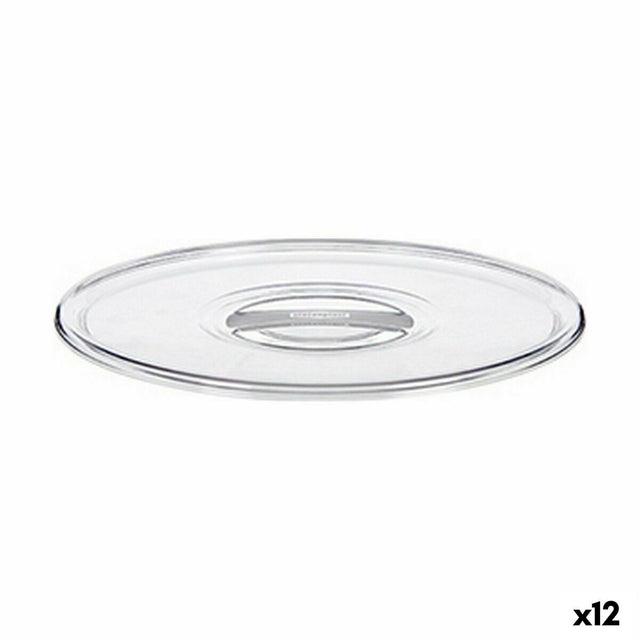 Tampas Stefanplast Tosca Transparente Plástico 23,5 x 2 x 23,5 cm (12 Unidades) - EcoNest