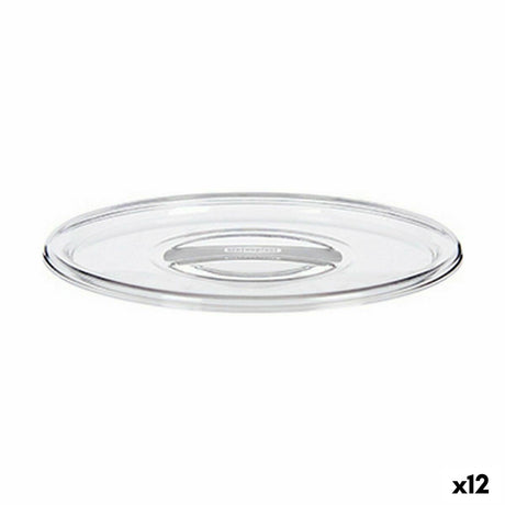 Tampas Stefanplast Tosca Transparente Plástico 19,5 x 2 x 19,5 cm (12 Unidades) - EcoNest