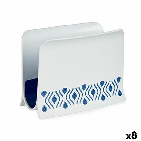 Porta-guardanapos Stefanplast Tosca Azul Plástico 8,8 x 11 x 15 cm (8 Unidades) - EcoNest