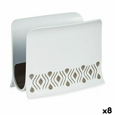 Porta-guardanapos Stefanplast Tosca Bege Plástico 8,8 x 11 x 15 cm (8 Unidades) - EcoNest