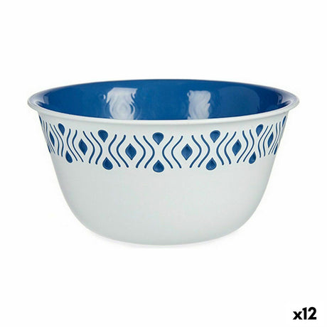Saladeira Stefanplast Tosca Azul Plástico 19 x 9 x 19 cm (12 Unidades) - EcoNest