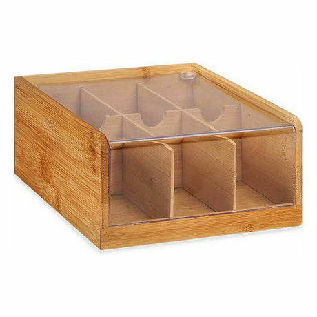 Organizador Chá Bambu 22 x 10 x 20,5 cm (6 Unidades) - EcoNest