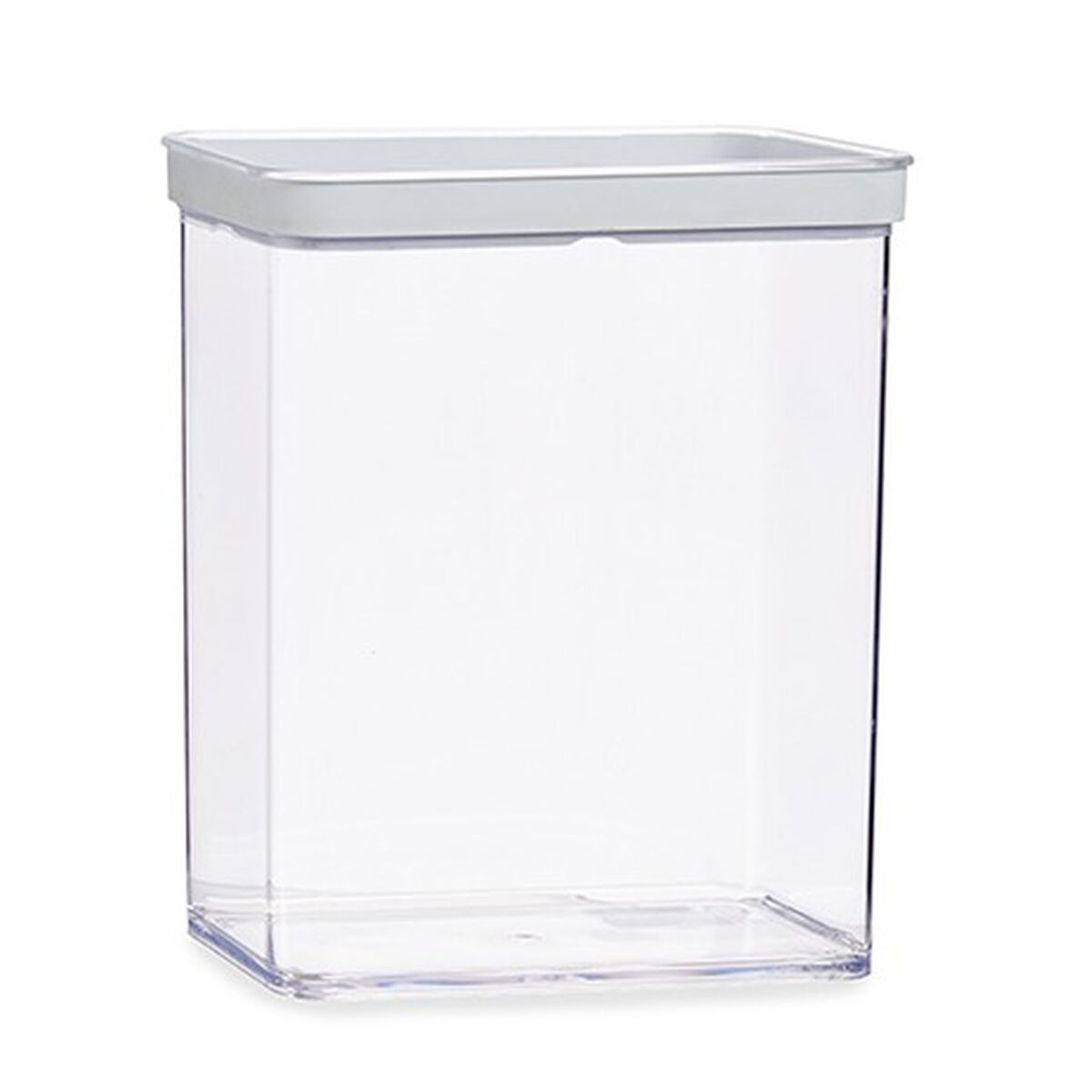 Frasco Transparente Silicone poliestireno ABS 3,3 L 10,5 x 23,7 x 21 cm (6 Unidades) - EcoNest