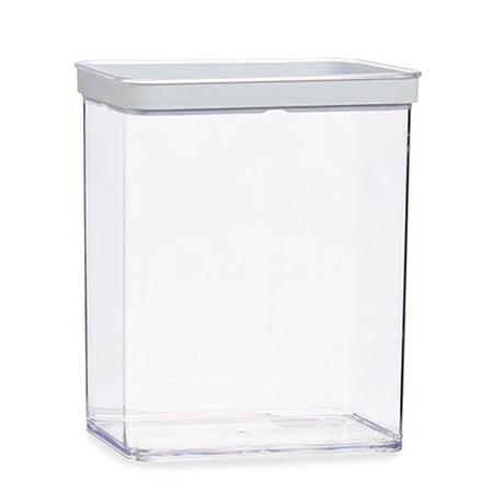 Frasco Transparente Silicone poliestireno ABS 3,3 L 10,5 x 23,7 x 21 cm (6 Unidades) - EcoNest