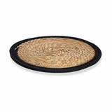 Individuais Natural Preto 30 x 1 x 30 cm (48 Unidades) - EcoNest