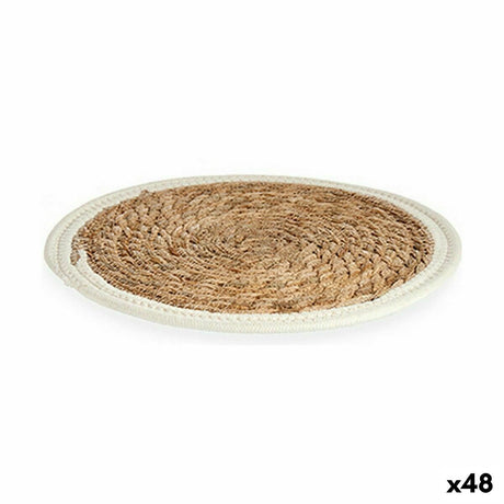 Individuais Natural Branco 30 x 1 x 30 cm (48 Unidades) - EcoNest