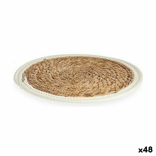 Individuais Natural Branco 30 x 1 x 30 cm (48 Unidades) - EcoNest