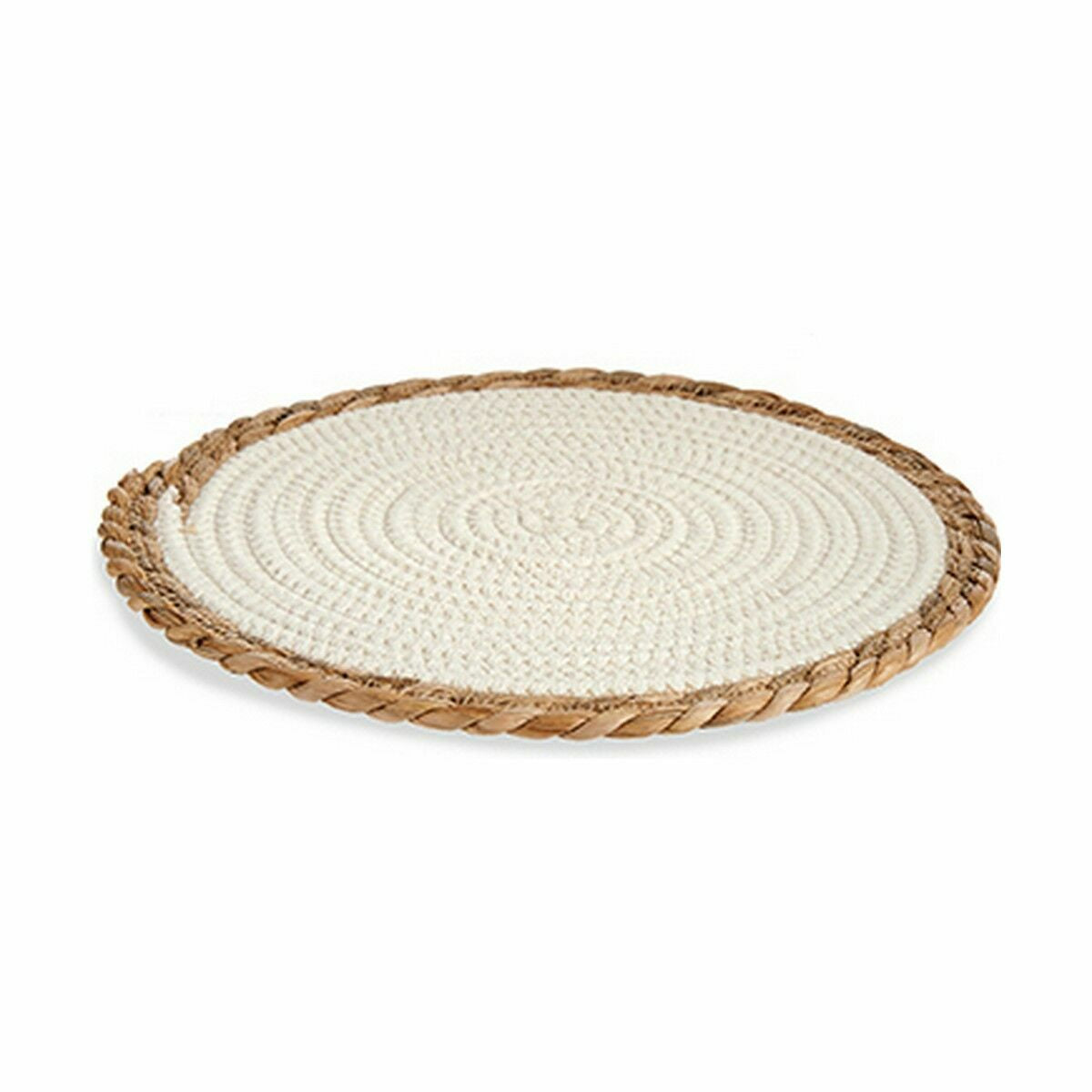 Individuais Natural Branco 30 x 1 x 30 cm (48 Unidades) - EcoNest