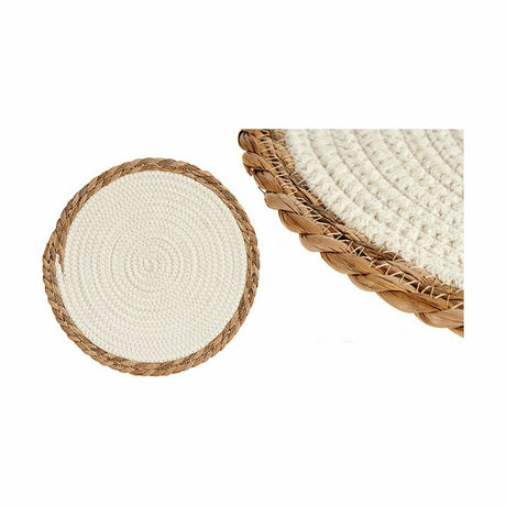 Individuais Natural Branco 30 x 1 x 30 cm (48 Unidades) - EcoNest