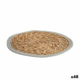 Individuais Natural Cinzento 35 x 1 x 35 cm (48 Unidades) - EcoNest