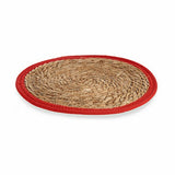 Individuais Natural Vermelho 35 x 1 x 35 cm (48 Unidades) - EcoNest