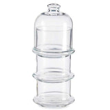 Conjunto de Potes Patisserie Bombons Empilhável Vidro 9 x 22 x 9 cm (6 Unidades) - EcoNest