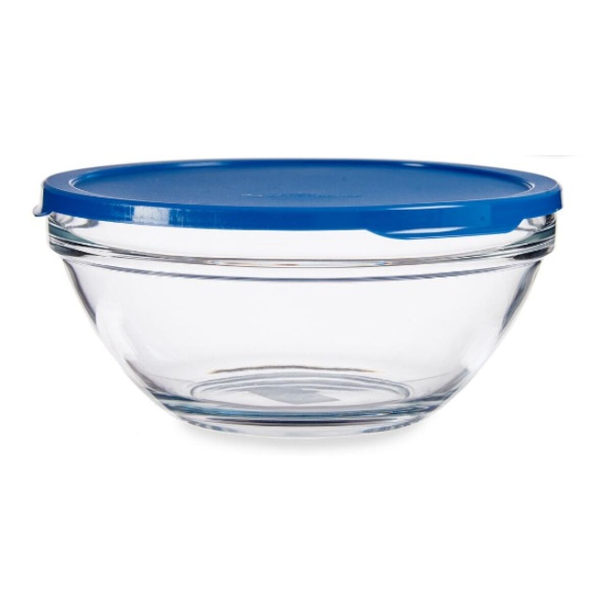 Lancheira Redonda com Tampa Chefs Azul 2,5 L 23,7 x 10,1 x 23,7 cm (4 Unidades) - EcoNest
