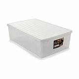 Caixa de Armazenagem com Tampa Stefanplast Elegance Branco Plástico 38,5 x 17 x 59,5 cm (6 Unidades) - EcoNest