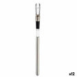 Decantador de Vinho 3 em 1 Preto TPE 12 Unidades 2,6 x 2,6 x 37 cm - EcoNest