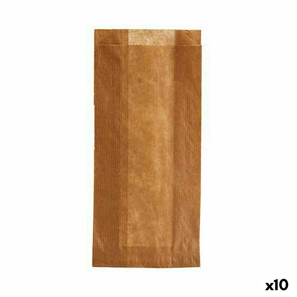 Conjunto de Sacos Reutilizáveis para Alimentos Compostável 12 x 27 cm Cellulose (10 Unidades) - EcoNest