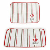 Individuais Bon Appetit Branco Vermelho 33 x 0,3 x 48 cm (12 Unidades) - EcoNest