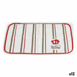 Individuais Bon Appetit Branco Vermelho 33 x 0,3 x 48 cm (12 Unidades) - EcoNest