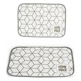 Individuais 33 x 0,3 x 48 cm Cinzento Branco (12 Unidades) - EcoNest