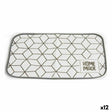 Individuais 33 x 0,3 x 48 cm Cinzento Branco (12 Unidades) - EcoNest
