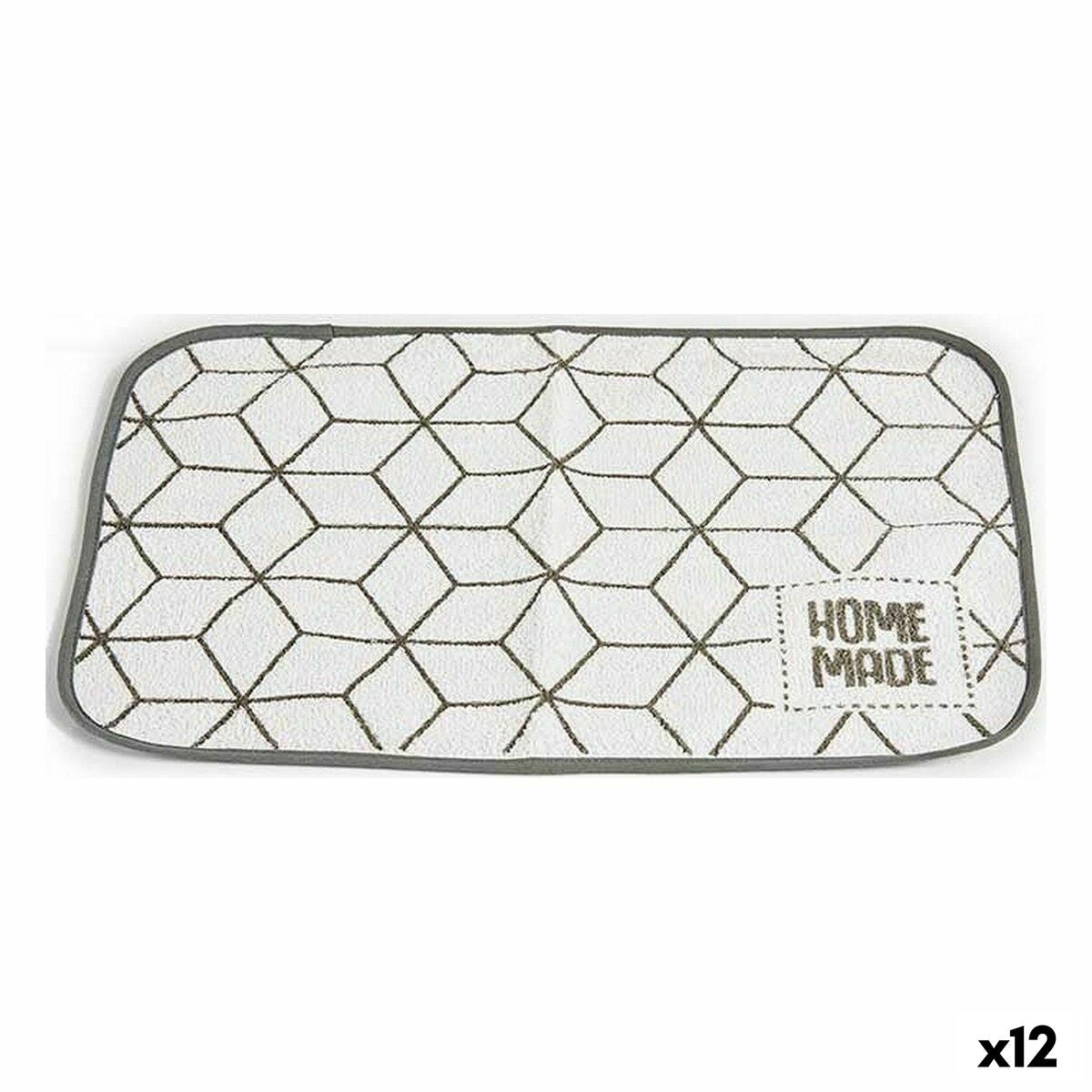 Individuais 33 x 0,3 x 48 cm Cinzento Branco (12 Unidades) - EcoNest