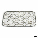Individuais 33 x 0,3 x 48 cm Cinzento Branco (12 Unidades) - EcoNest