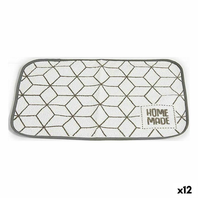 Individuais 33 x 0,3 x 48 cm Cinzento Branco (12 Unidades) - EcoNest
