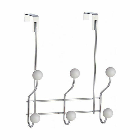 Ganchos para Portas Branco Metal Plástico 10 x 22 x 26 cm (24 Unidades) - EcoNest
