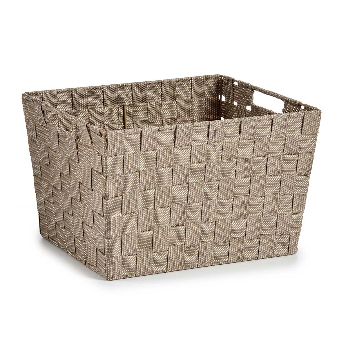 Cesto da Roupa Bege Tecido 10 L 25 x 20 x 35,5 cm (12 Unidades) - EcoNest