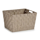 Cesto da Roupa Bege Tecido 10 L 25 x 20 x 35,5 cm (12 Unidades) - EcoNest