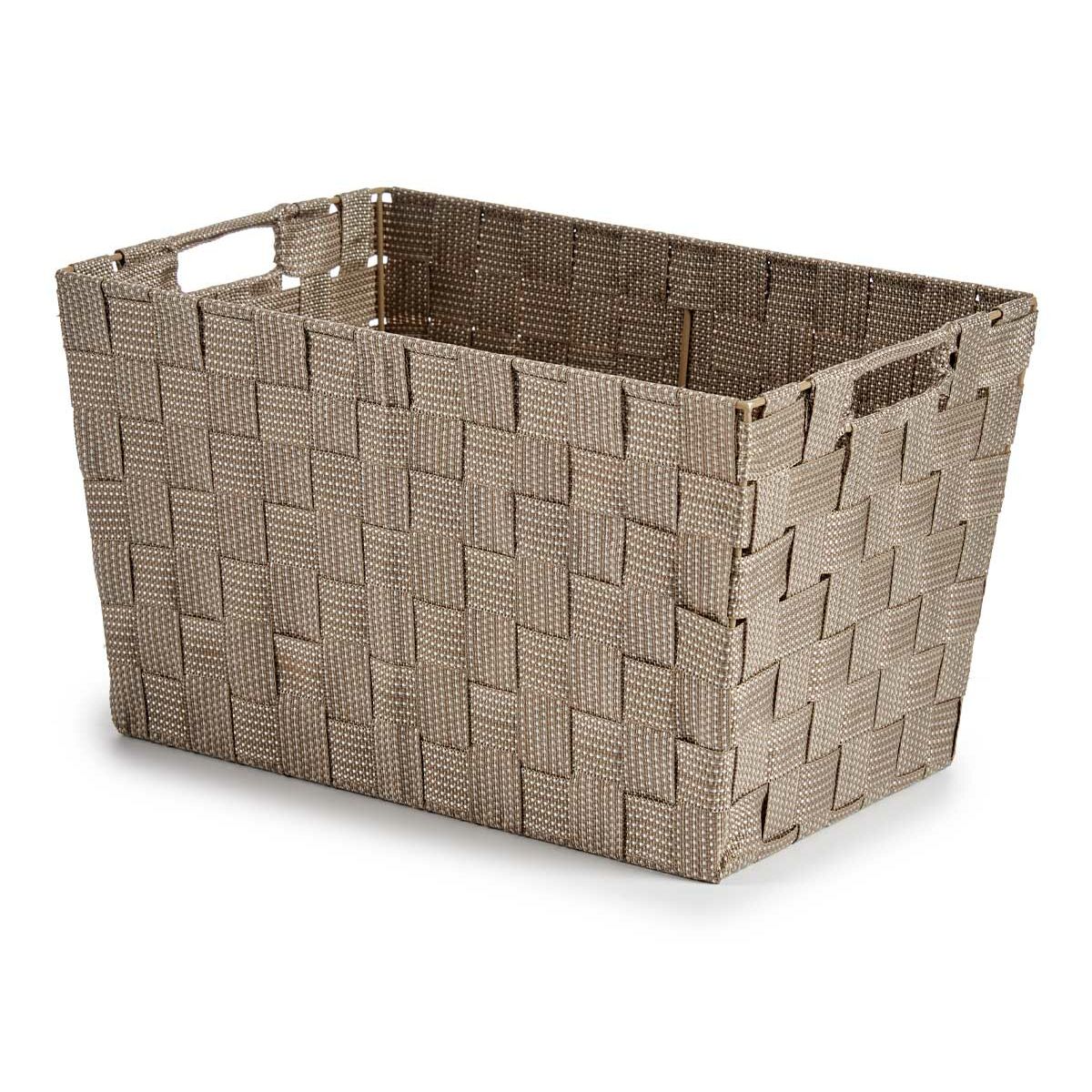 Cesto da Roupa Bege Tecido 10 L 25 x 20 x 35,5 cm (12 Unidades) - EcoNest