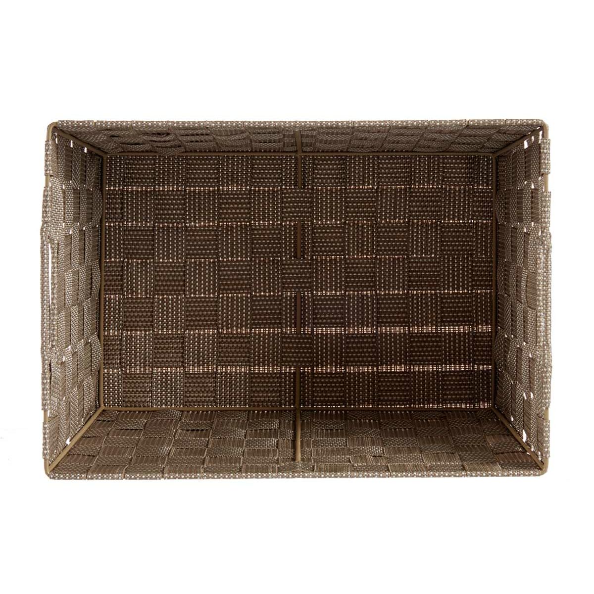 Cesto da Roupa Bege Tecido 10 L 25 x 20 x 35,5 cm (12 Unidades) - EcoNest