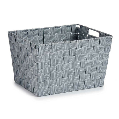 Cesto da Roupa Cinzento Tecido 10 L 25 x 20,5 x 35 cm (12 Unidades) - EcoNest