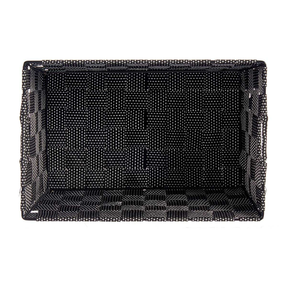 Cesta Multiusos Preto Tecido 20 x 14 x 30 cm (18 Unidades) - EcoNest