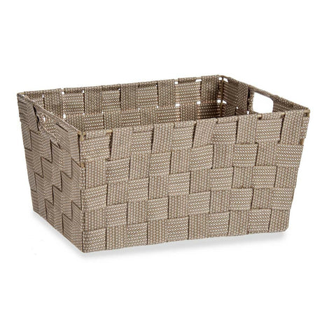 Cesta Multiusos Castanho Tecido 5 L 30,4 x 14 x 20 cm (18 Unidades) - EcoNest