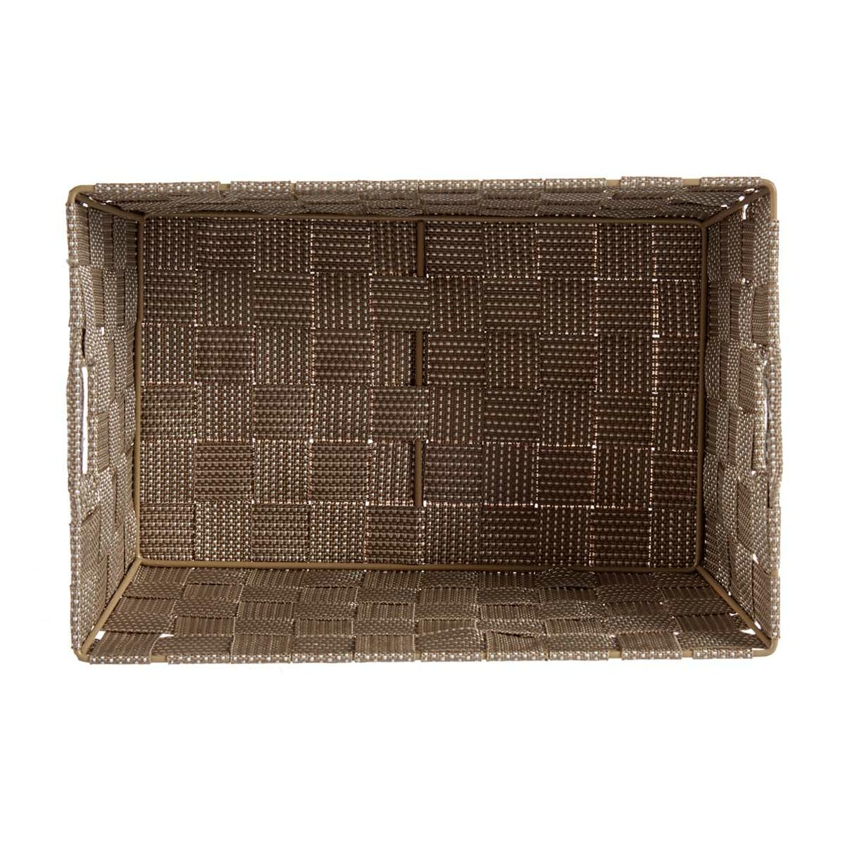 Cesta Multiusos Castanho Tecido 5 L 30,4 x 14 x 20 cm (18 Unidades) - EcoNest