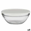 Lancheira Redonda com Tampa Chefs Branco 2,5 L 23,7 x 10,1 x 23,7 cm (4 Unidades) - EcoNest