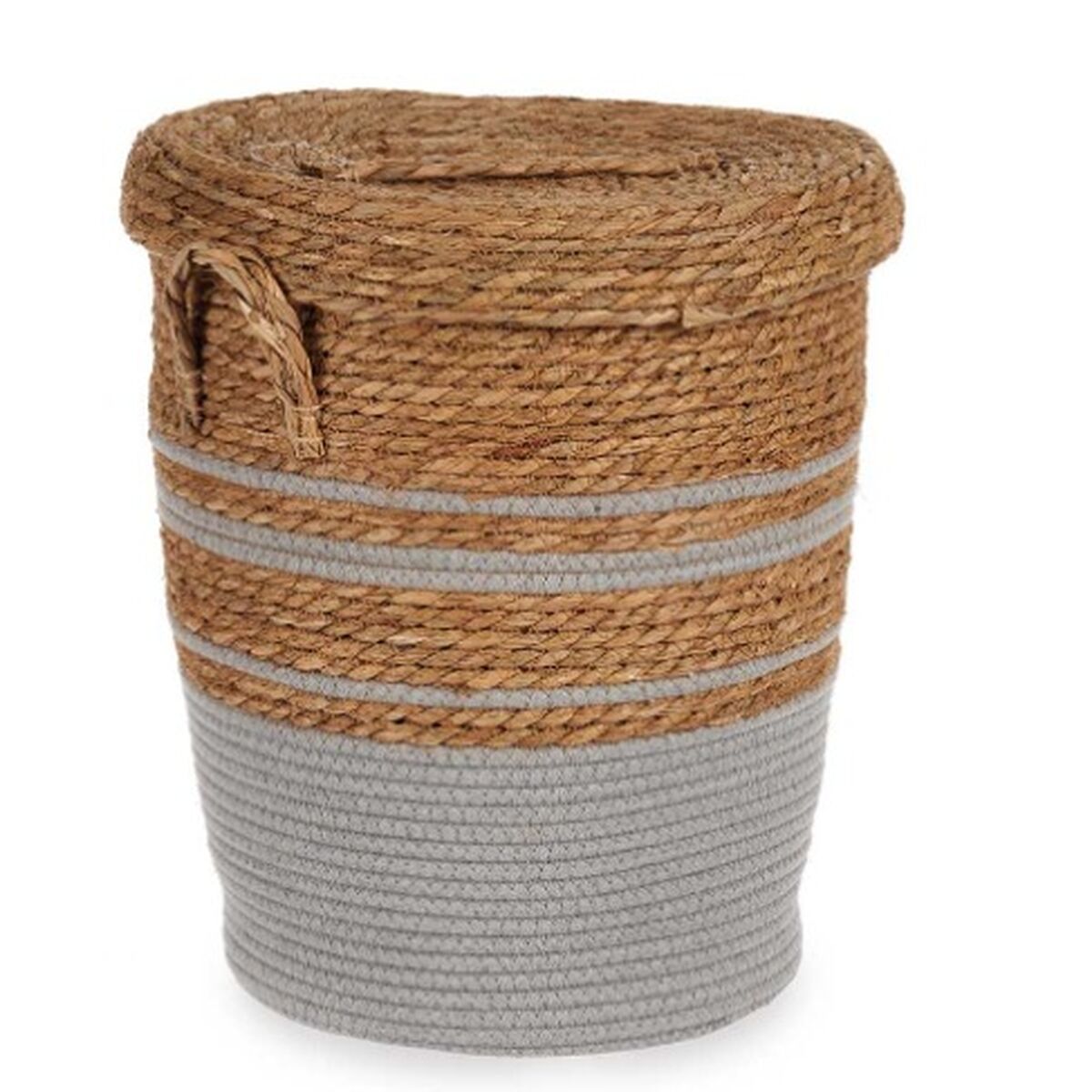 Cesto Castanho Cinzento 36 x 43 x 36 cm (4 Unidades) - EcoNest