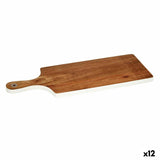 Tábua de corte Branco Acácia 17,3 x 1,5 x 44,8 cm (12 Unidades) - EcoNest