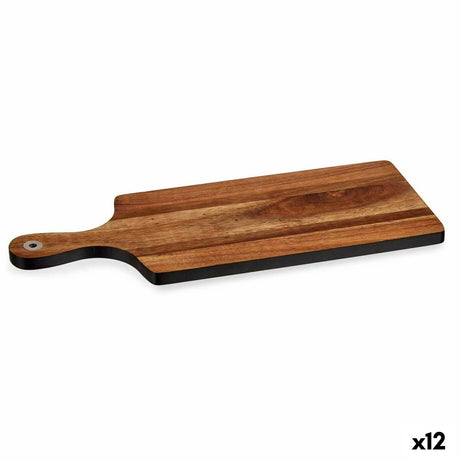 Tábua de corte Preto Acácia 17,3 x 1,5 x 44,8 cm (12 Unidades) - EcoNest