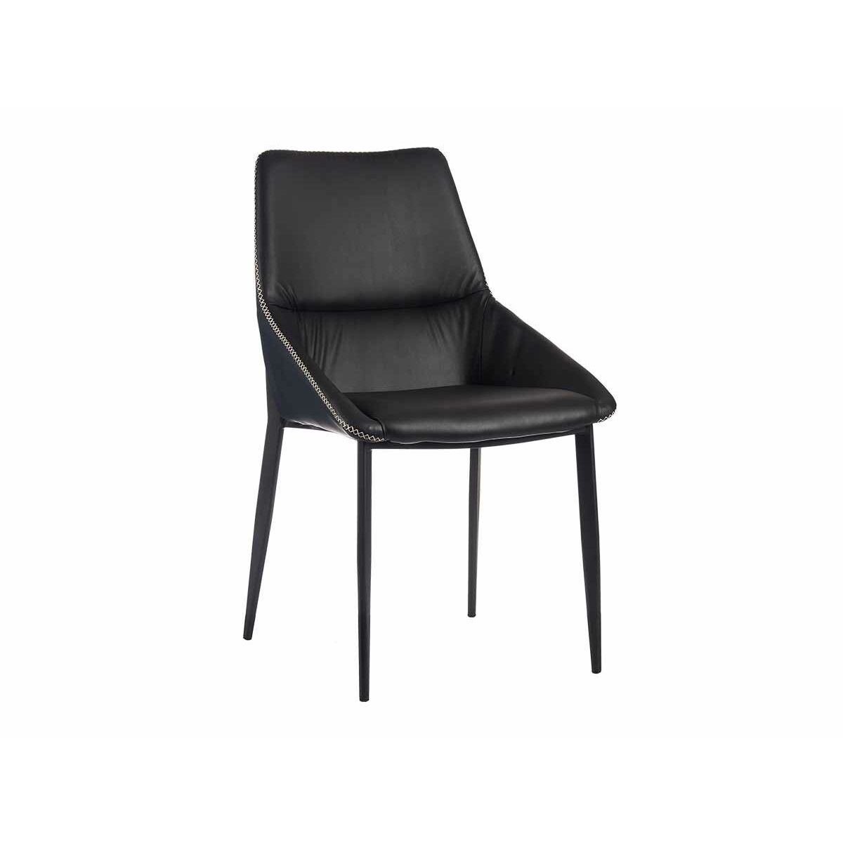 Poltrona Entrançado Azul Preto Aço 50 x 87 x 61 cm (2 Unidades) - EcoNest