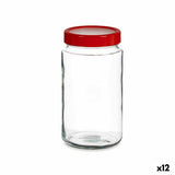 Frasco Vermelho Polipropileno 2 L 11,5 x 21 x 11,5 cm (12 Unidades) - EcoNest